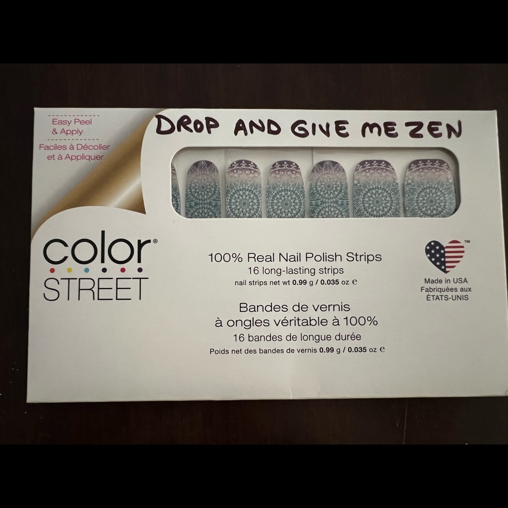 Drop and give me zen color street nail strips